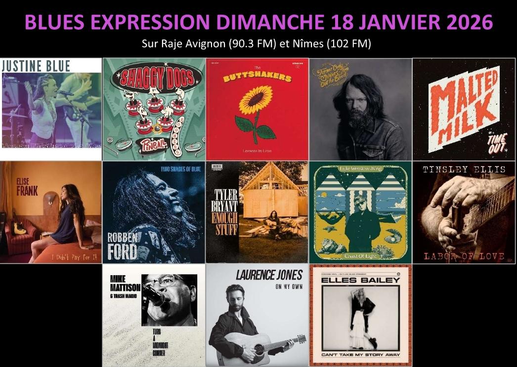 BLUES EXPRESSION janvier 2026 agenda concerts et actualités
